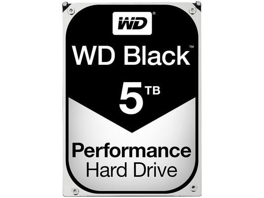 WD Black 5TB Performance Desktop Hard Disk Drive - 7200 RPM SATA 6Gb/s 128MB Cache 3.5 Inch - WD5001FZWX