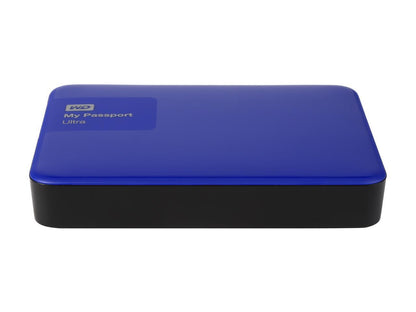 WD 3TB Blue My Passport Ultra Portable External Hard Drive - USB 3.0 - WDBBKD0030BBL-NESN