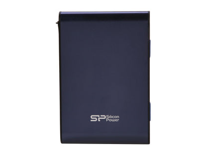 Silicon Power 1TB Armor A80 Portable Hard Drive USB 3.0 Model SP010TBPHDA80S3B Blue