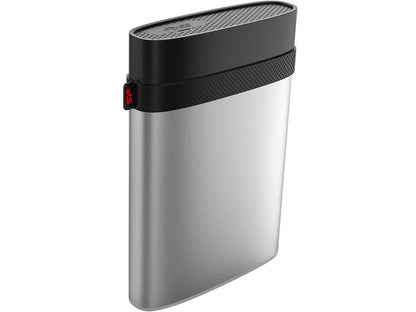 Silicon Power Rugged Armor A85M 1TB IP68 shockproof / waterproof 2.5-inch USB 3.0 Military Grade External Hard Drive for Mac, silver