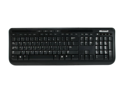 Microsoft Wired Keyboard 600 ANB-00001 Black 104 Normal Keys USB Wired Standard Keyboard