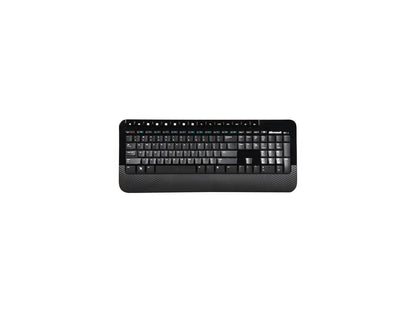 Microsoft Wireless Desktop 2000 M7J-00001 Black 104 Normal Keys USB RF Wireless Ergonomic Keyboard & Mouse