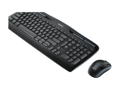 Logitech MK320 2.4 GHz Wireless Keyboard and Mouse Combo - Black