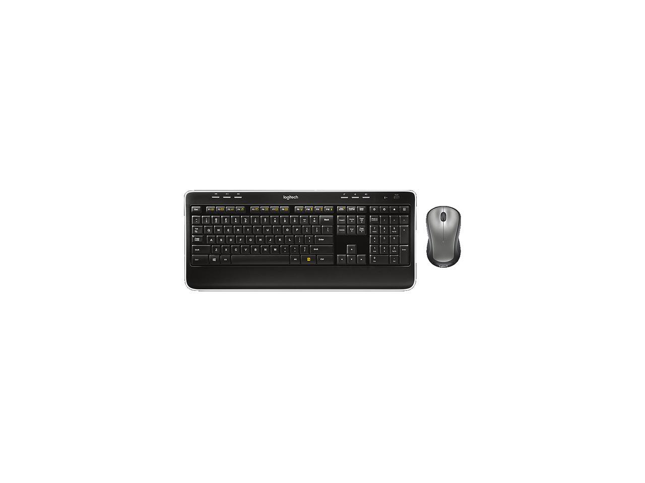 Logitech MK520 2.4 GHz Wireless Keyboard and Mouse Combo - Black