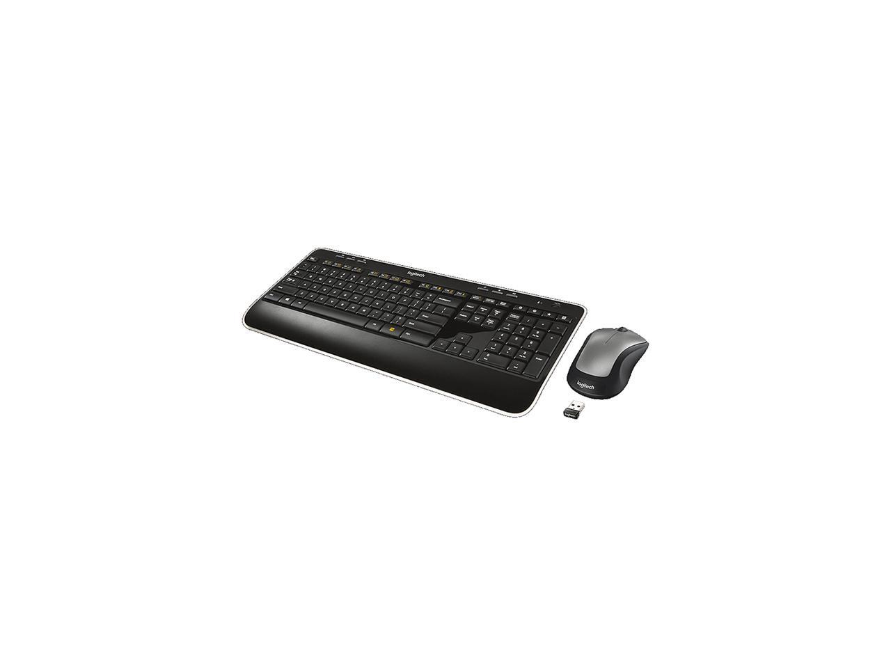 Logitech MK520 2.4 GHz Wireless Keyboard and Mouse Combo - Black
