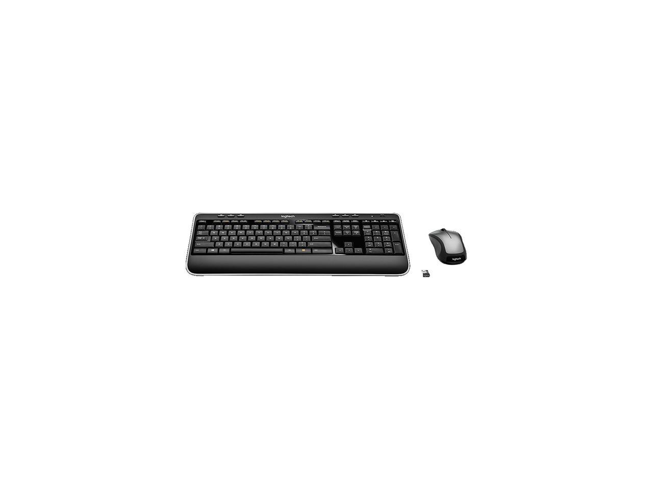 Logitech MK520 2.4 GHz Wireless Keyboard and Mouse Combo - Black