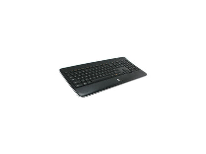 Logitech K800 2.4GHz Wireless Slim Illuminated Keyboard - Black