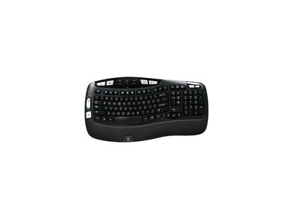 Logitech MK550 2.4 GHz Wireless Wave Keyboard and Mouse Combo - Black