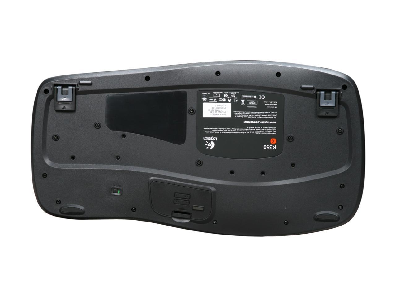 Logitech MK550 2.4 GHz Wireless Wave Keyboard and Mouse Combo - Black