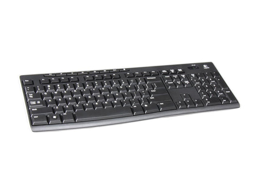 Logitech K270 2.4GHz Wireless Keyboard - Black