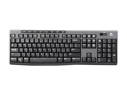 Logitech K270 2.4GHz Wireless Keyboard - Black