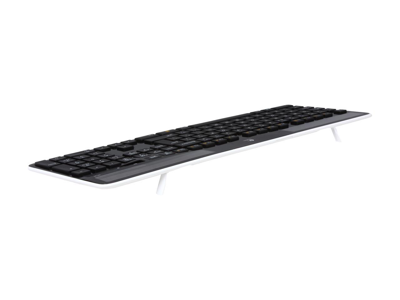 Logitech K750 2.4GHz Wireless Solar Powered Keyboard - Black