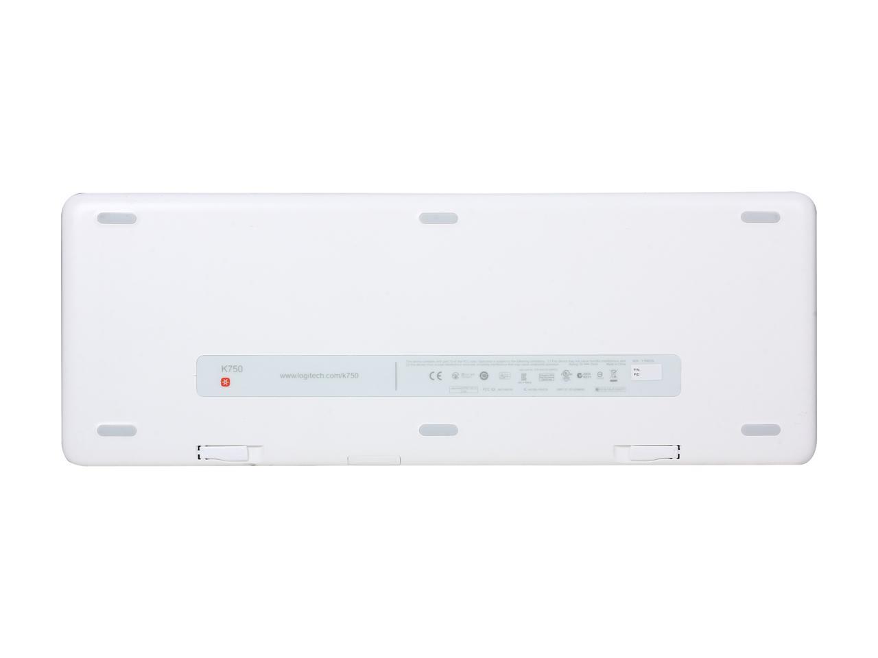 Logitech K750 2.4GHz Wireless Solar Powered Keyboard - Black