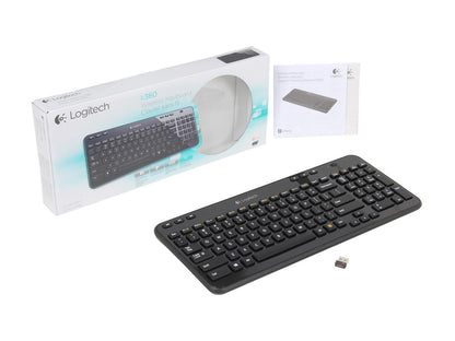 Logitech K360 2.4GHz Wireless Keyboard - Black