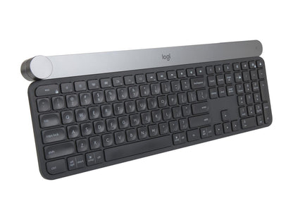 Logitech Craft Wireless Keyboard for Precision, Creativity and Productivity - 920-008484 (Dark Gray)