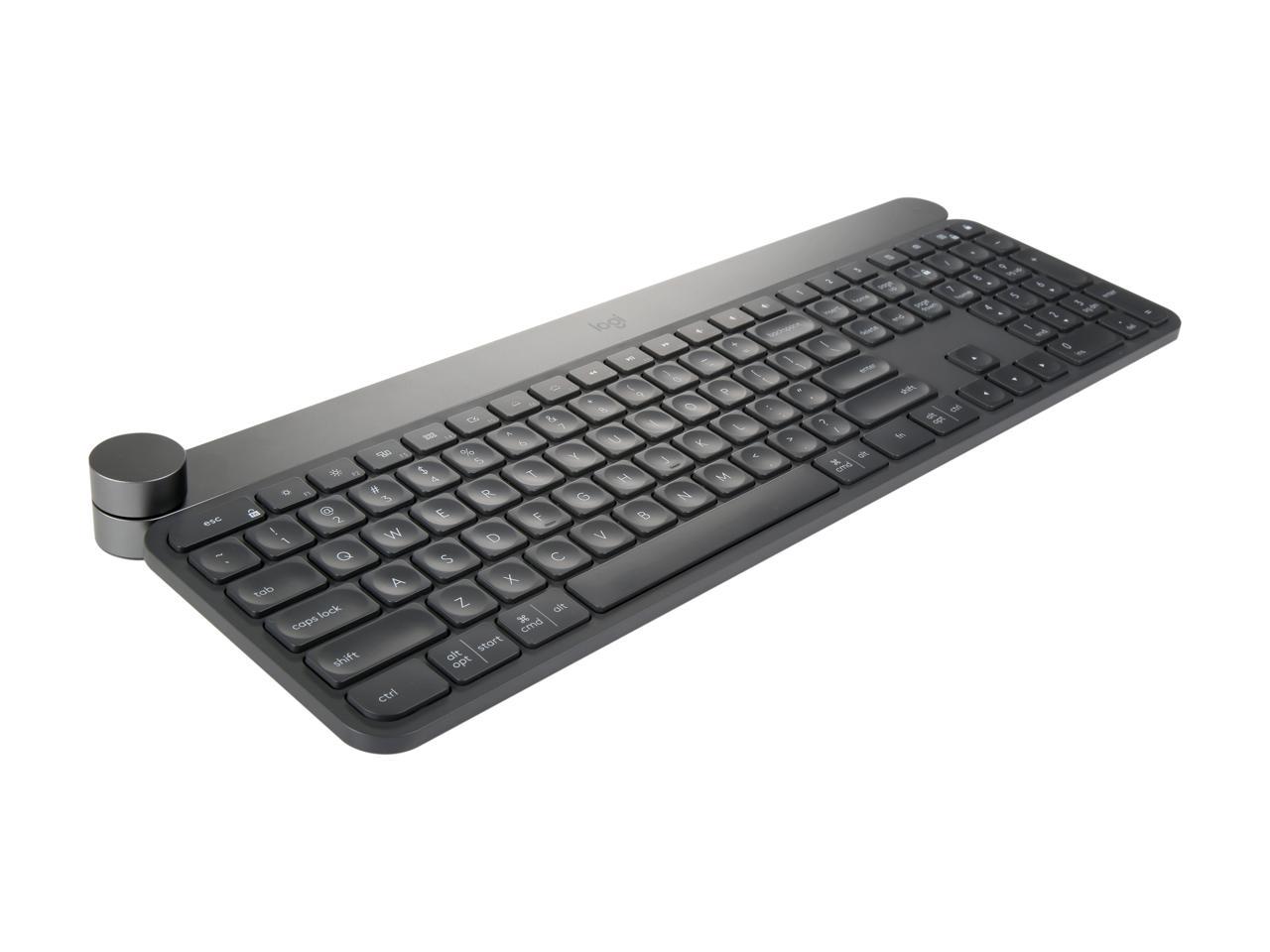 Logitech Craft Wireless Keyboard for Precision, Creativity and Productivity - 920-008484 (Dark Gray)
