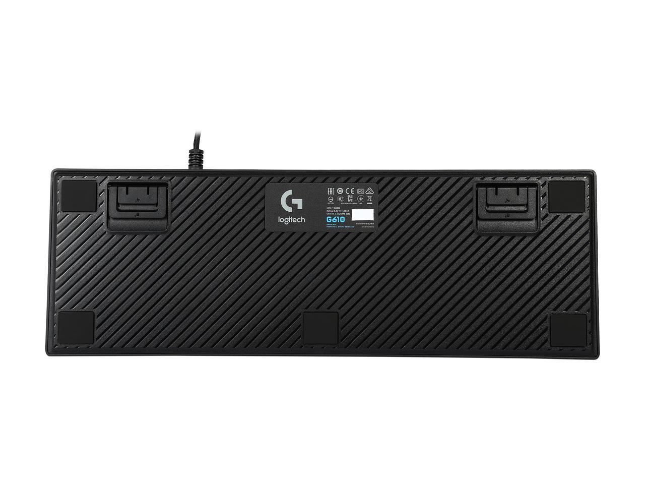 Logitech G610 Orion Red, Mechanical Gaming Keyboard with White LED