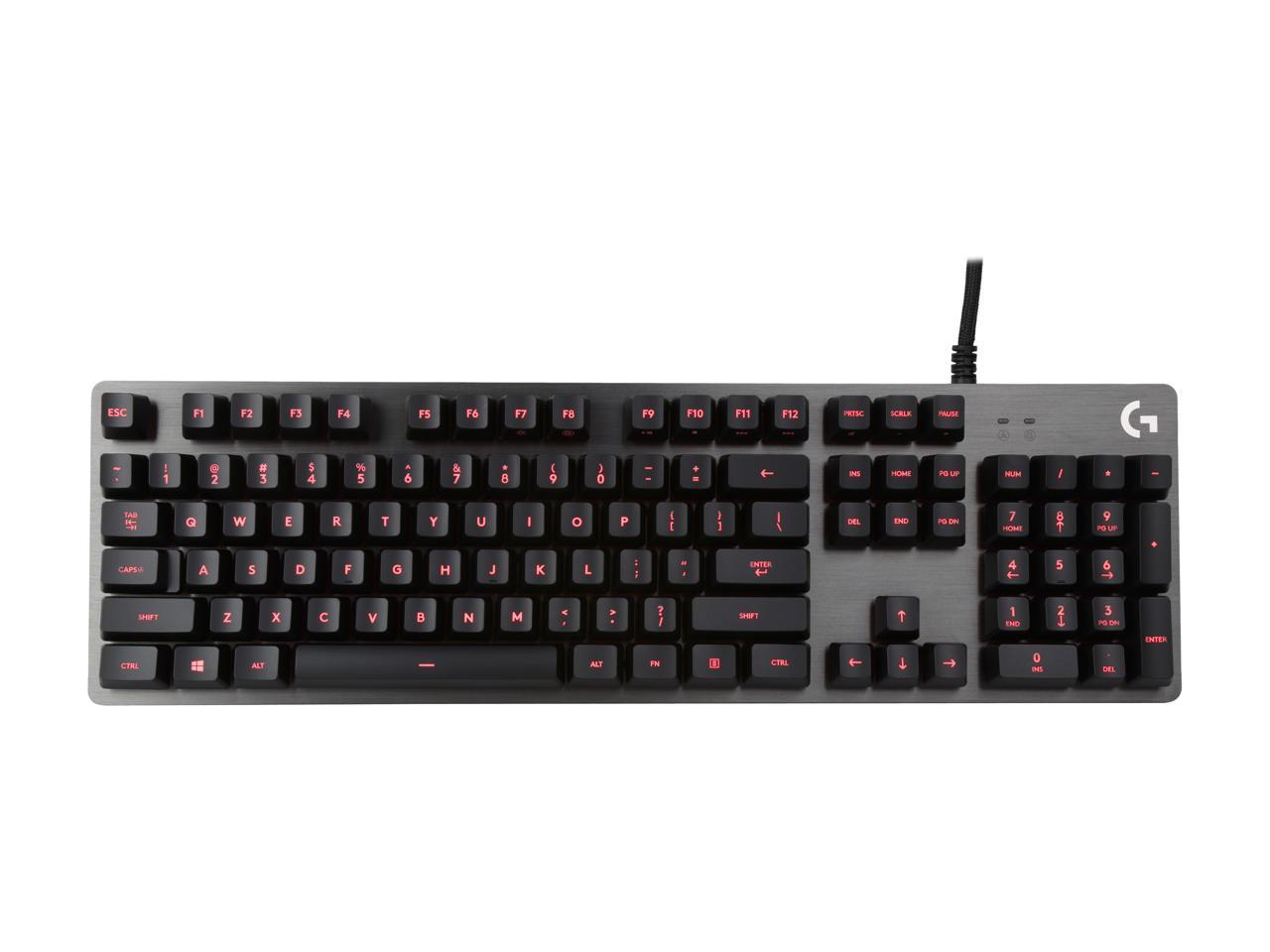Logitech G413 Backlit Mechanical Gaming Keyboard with USB Pass-through