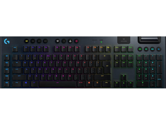 Logitech G915 Lightspeed Wireless RGB Mechanical Gaming Keyboard With Clicky Switch