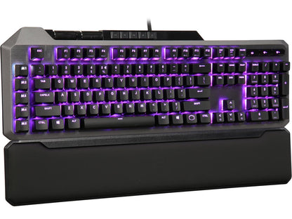 Cooler Master MK850 Gaming Mechanical Keyboard with Cherry MX Red Switches, Aimpad Technology, Precision Wheels, and RGB Illumination
