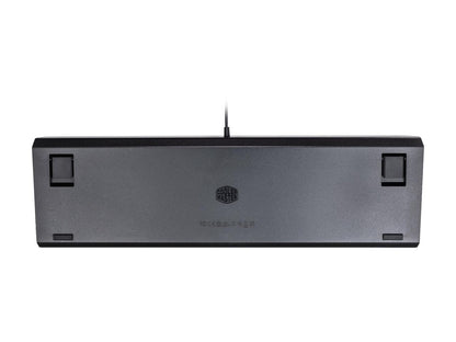 Cooler Master CK550 Gaming Mechanical Keyboard with RGB Backlighting, Brushed Aluminum Design, floating keycaps, On-the-Fly Controls, and Hybrid Key Rollover, Red Mechanical Switch