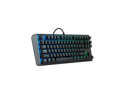 Cooler Master CK530 Tenkeyless Gaming Mechanical Keyboard with Red Switches, RGB Backlighting, On-the-Fly Controls, and Aluminum Top Plate