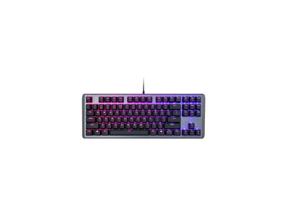 Cooler Master CK530 Tenkeyless Gaming Mechanical Keyboard with Blue Switches, RGB Backlighting, On-the-Fly Controls, and Aluminum Top Plate