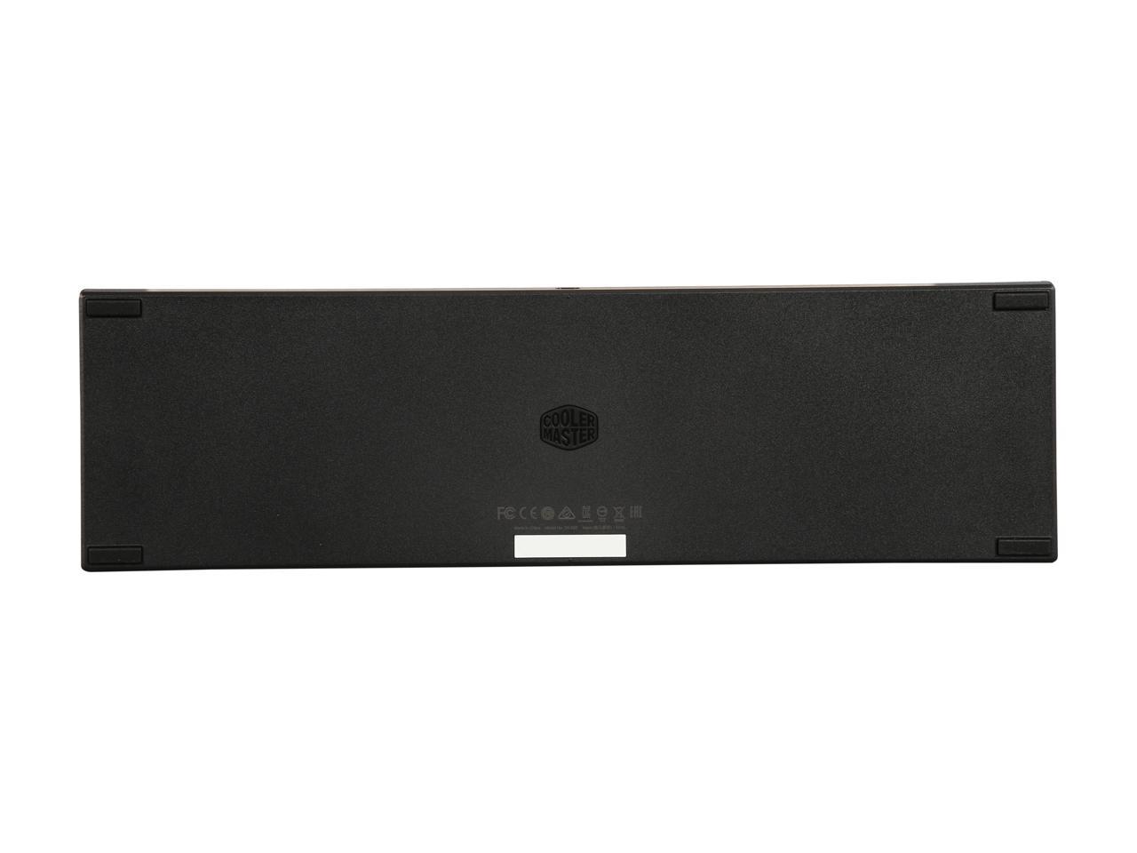 Cooler Master SK650 Mechanical Keyboard with Cherry MX Low Profile Switches in Brushed Aluminum Design