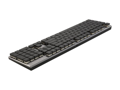 Cooler Master SK650 Mechanical Keyboard with Cherry MX Low Profile Switches in Brushed Aluminum Design