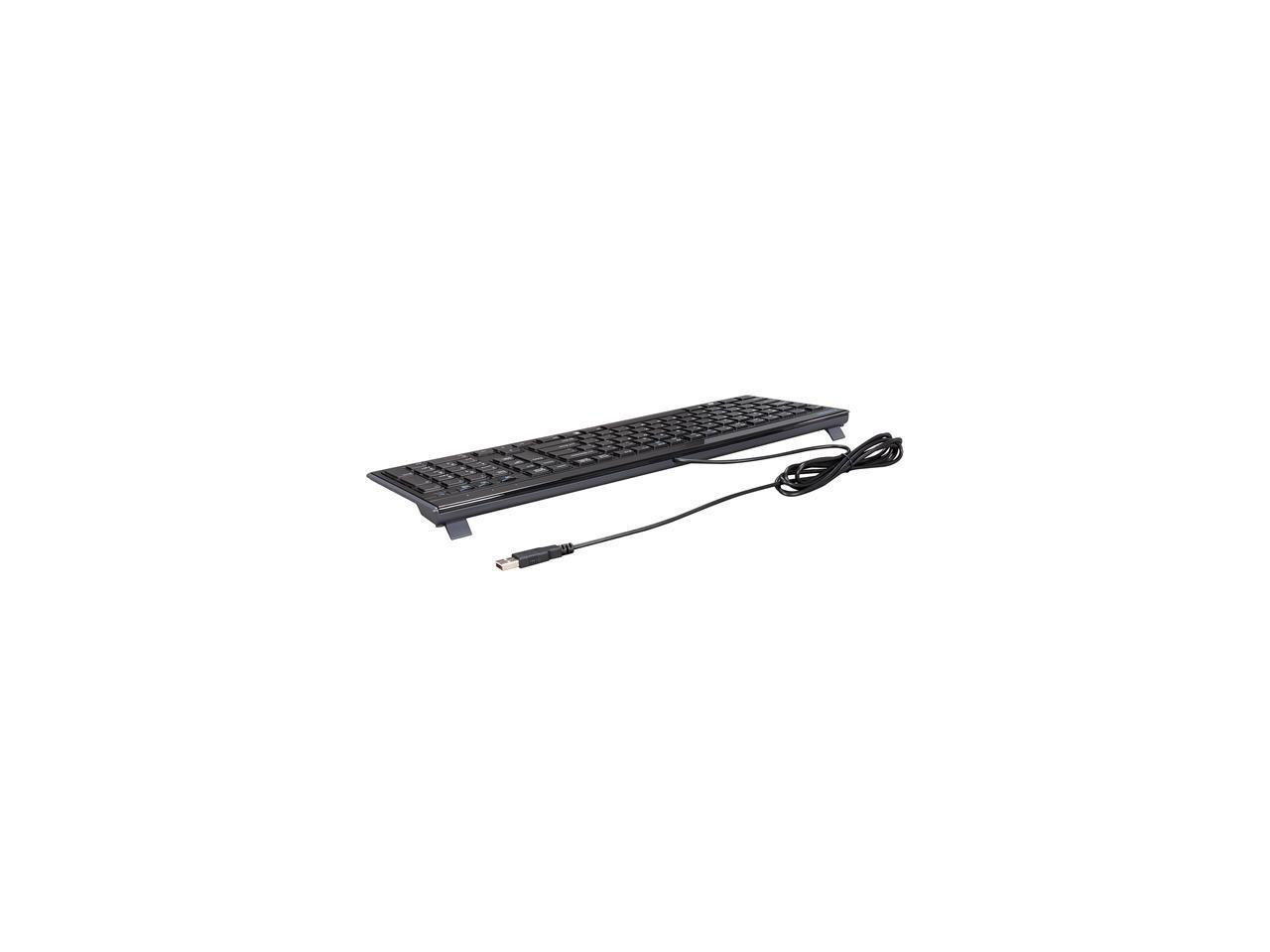 Kensington K72357US Slim Type USB Keyboard Compatible with PC or Mac (Black)