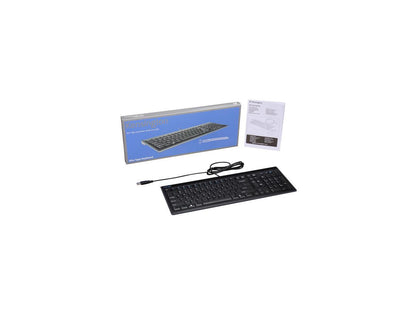 Kensington K72357US Slim Type USB Keyboard Compatible with PC or Mac (Black)