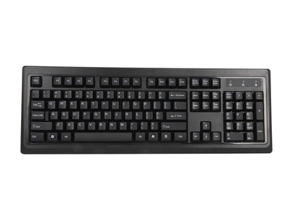 Kensington K72436AM Black 104 Normal Keys USB Wired Standard Keyboard for Life Desktop Set