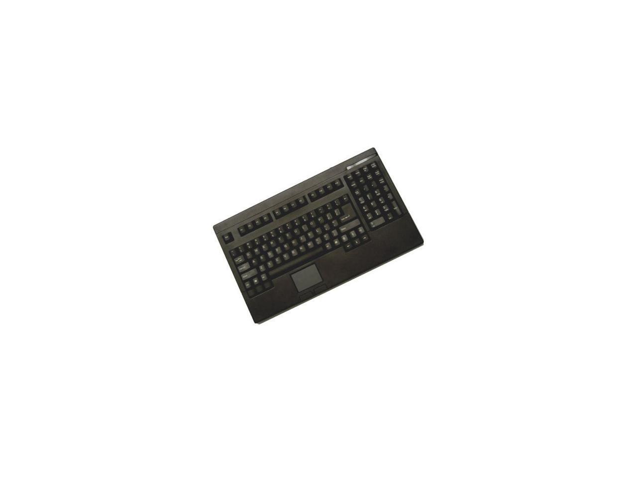 Adesso ACK-730UB EasyTouch USB Rackmount Size Keyboard with touchpad (Black)