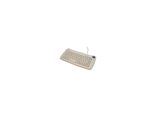 Adesso ACK-5010UW Mini USB Keyboard with Trackball (white)