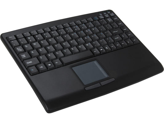 Adesso AKB-410UB SlimTouch USB Mini Keyboard with Touchpad (Black)