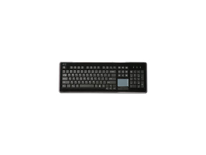 Adesso AKB-440UB SlimTouch USB Full size Touchpad keyboard (glazing black color)