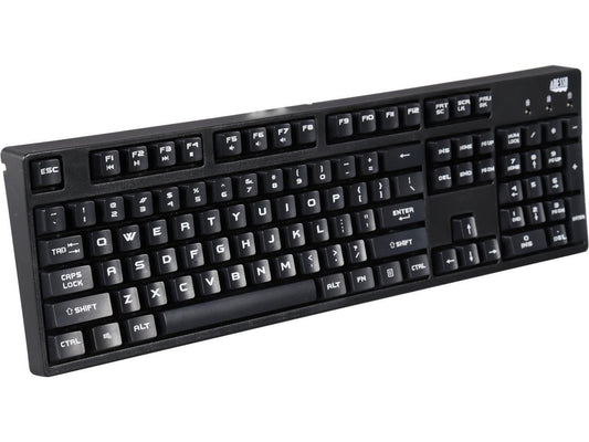 Adesso AKB-635UB EasyTouch full size Mechanical USB POS keyboard, N-key rollover adjustable USB cable, 50 million keystrokes