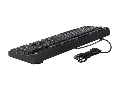 Adesso AKB-635UB EasyTouch full size Mechanical USB POS keyboard, N-key rollover adjustable USB cable, 50 million keystrokes