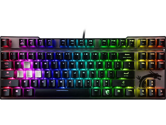 MSI Vigor GK70 Wired Cherry MX RGB Red, RGB Gaming Keyboard