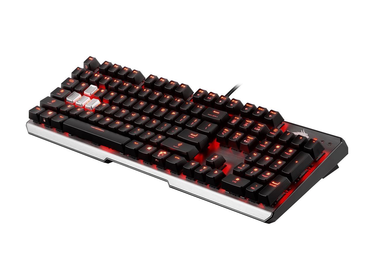 MSI Vigor GK60 Gaming Keyboard with Cherry MX Red Switch and Red Backlight