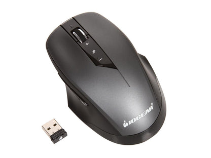 IOGEAR GKM552R Black USB RF Wireless Slim Long Range Keyboard and Mouse Combo