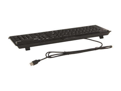 IOGEAR Smart Card Reader Keyboard (TAA Compliant) GKBSR201TAA Black 104 Normal Keys USB Wired Standard Keyboard