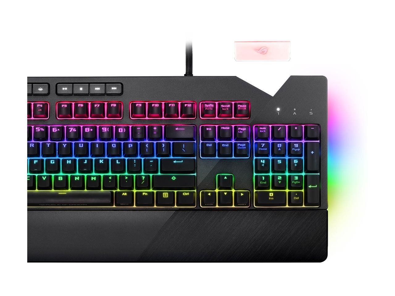 ASUS ROG Strix Flare RGB Mechanical Gaming Keyboard with Aura Sync - Cherry MX Brown