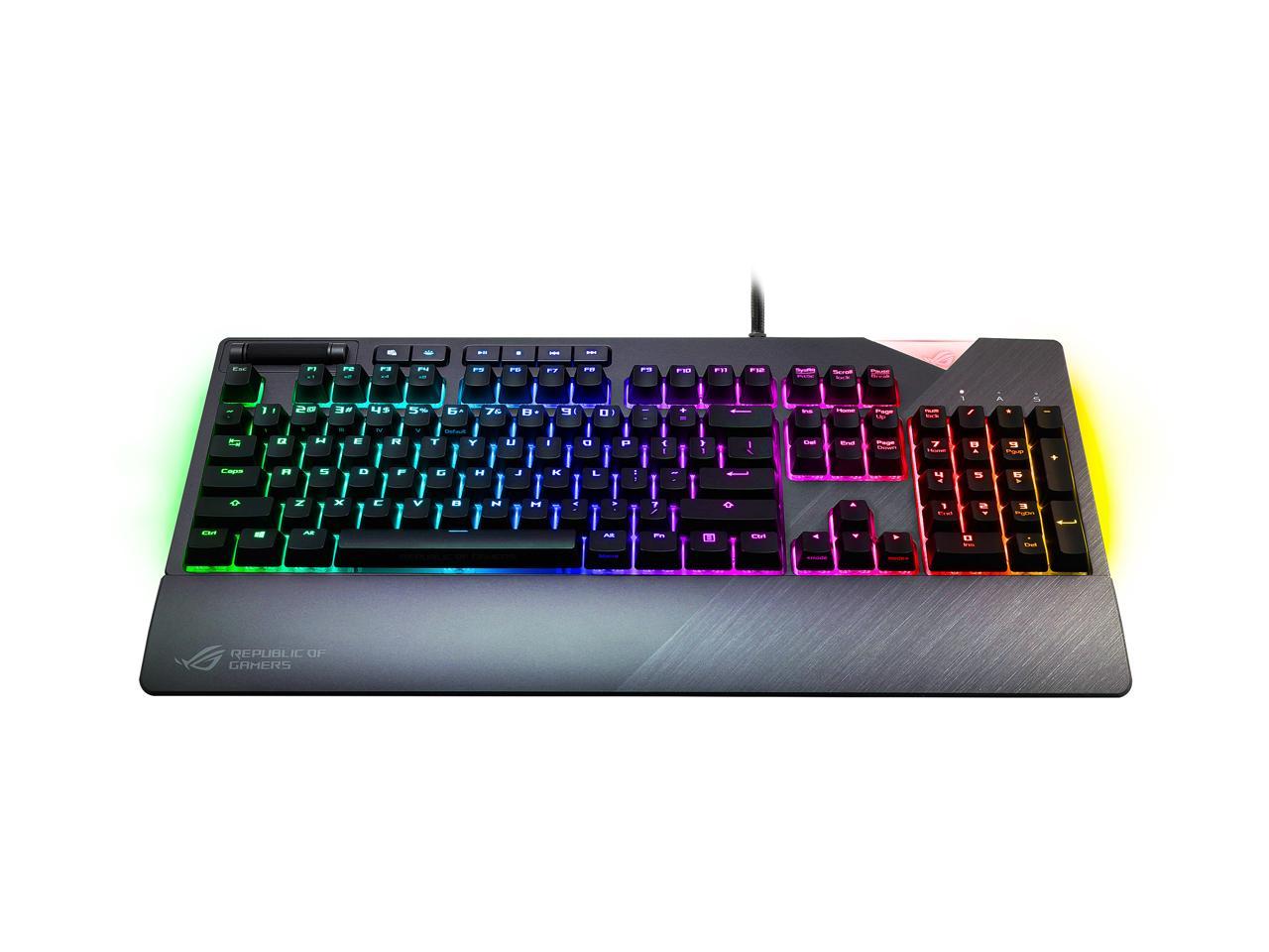 ASUS ROG Strix Flare RGB Mechanical Gaming Keyboard with Aura Sync - Cherry MX Brown