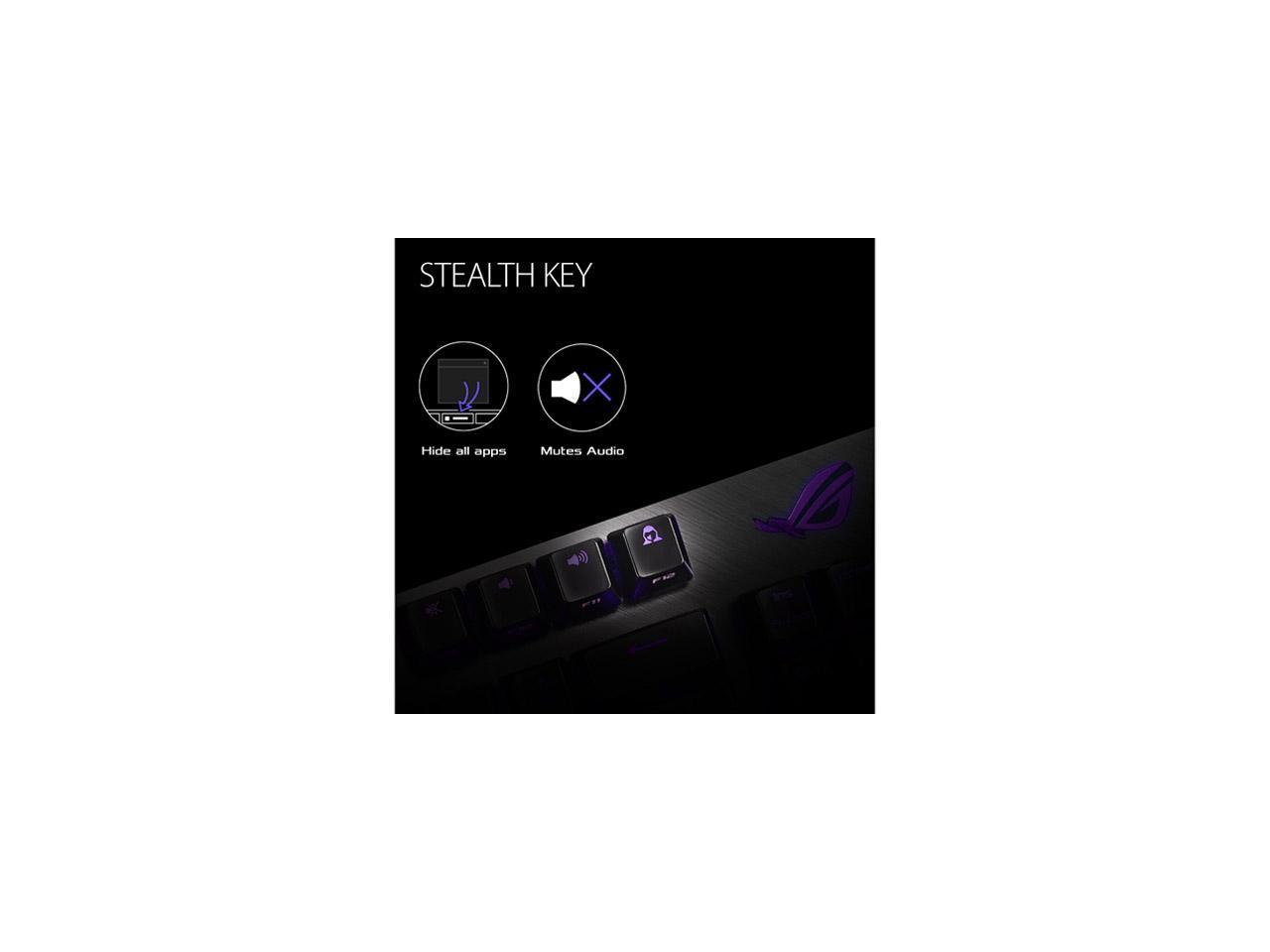 ASUS ROG Strix Scope TKL Wired Mechanical RGB Gaming Keyboard for FPS Games, Cherry MX Brown Switches, Aluminum Frame, Aura Sync Lighting