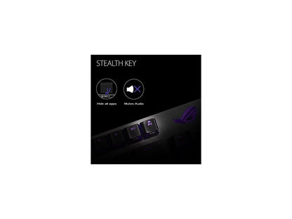 ASUS ROG Strix Scope TKL Wired Mechanical RGB Gaming Keyboard for FPS Games, Cherry MX Brown Switches, Aluminum Frame, Aura Sync Lighting