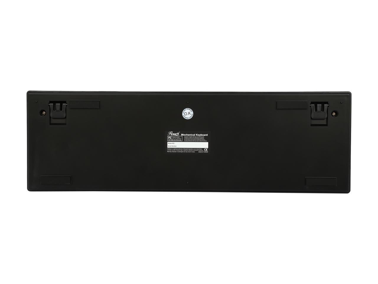 Rosewill Mechanical Keyboard with Cherry MX Blue Switches - RK-9000V2