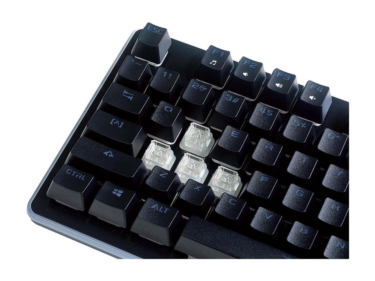 ROSEWILL NEON K51 - Hybrid Mechanical RGB Gaming Keyboard / Multicolor Backlit Keyboard (Black)