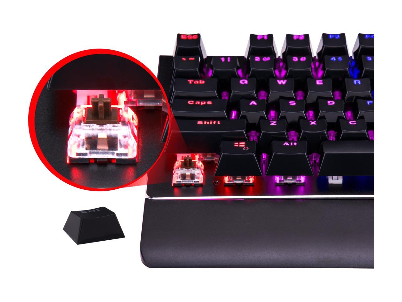Rosewill NEON K85 RGB Mechanical Gaming Keyboard with Brown Switches