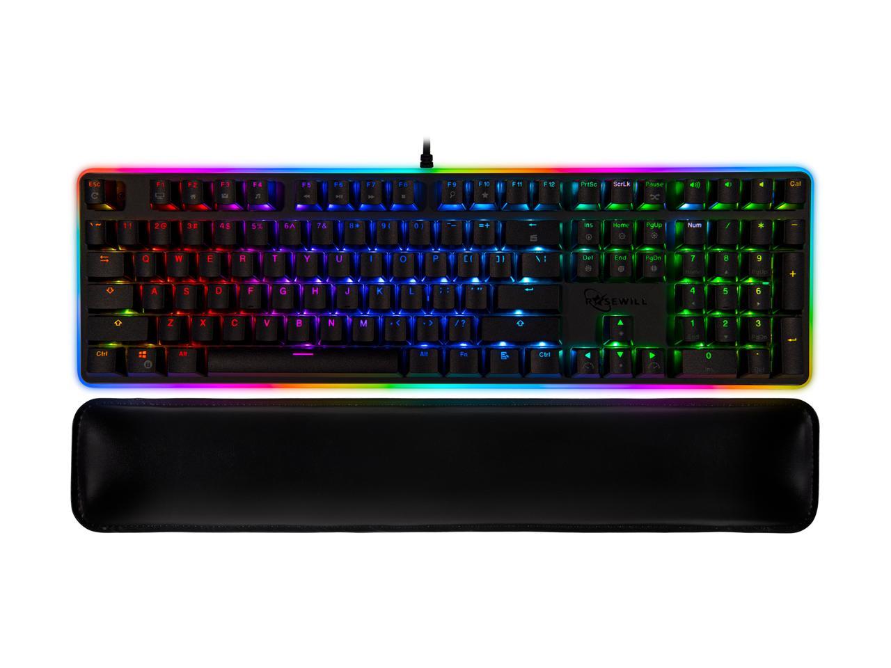 Rosewill Mechanical Gaming Keyboard, 22 RGB Backlit Modes, Blue Switches - NEON K81
